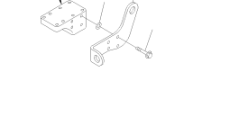 Кронштейн 6732-11-1951 Komatsu