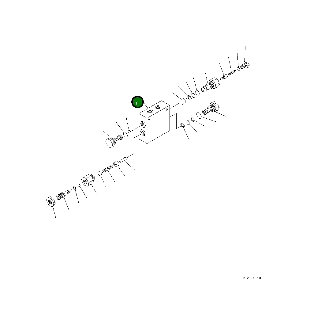 Корпус 235-61-13210 Komatsu