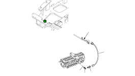 Кронштейн 22L-09-R9910 Komatsu