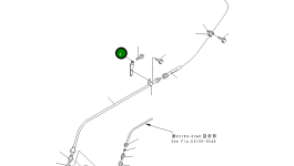 Кронштейн 567-35-71140 Komatsu