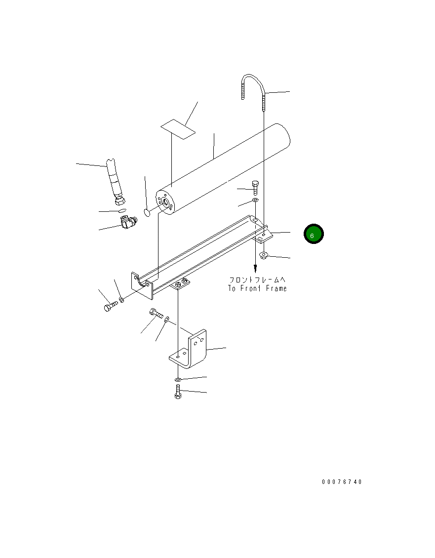 Кронштейн 421-S99-3512 Komatsu