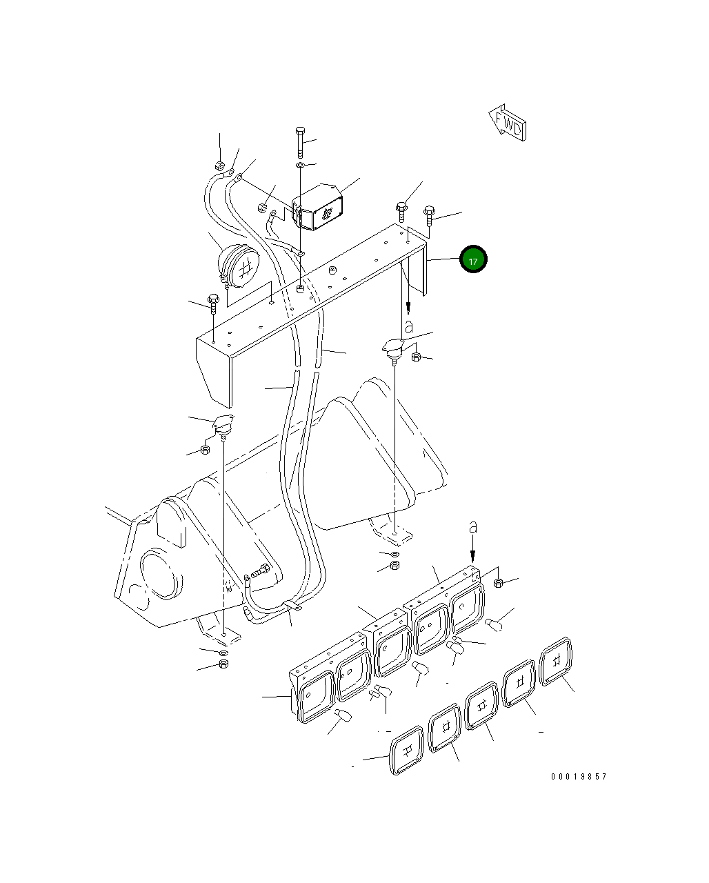Кронштейн 567-06-72131 Komatsu