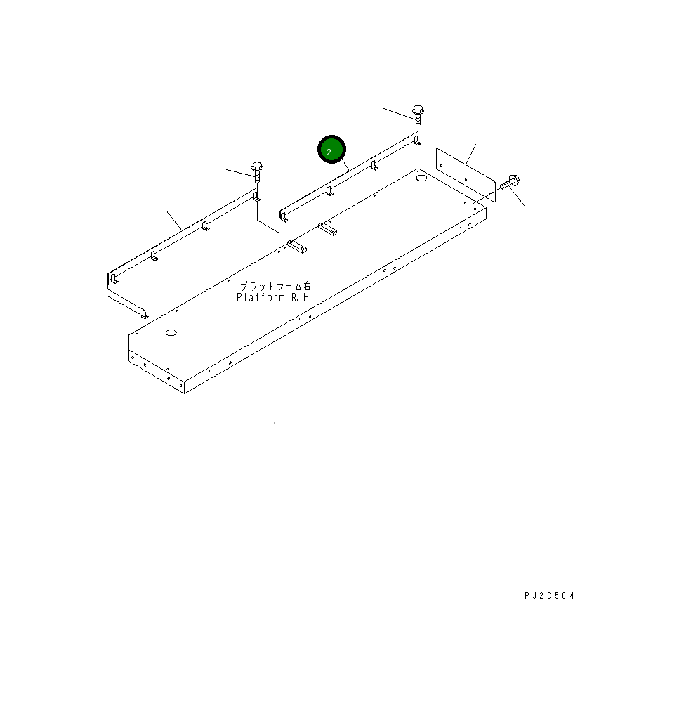 Кронштейн 569-54-82551 Komatsu