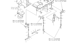 Кронштейн 12G-43-51122 Komatsu