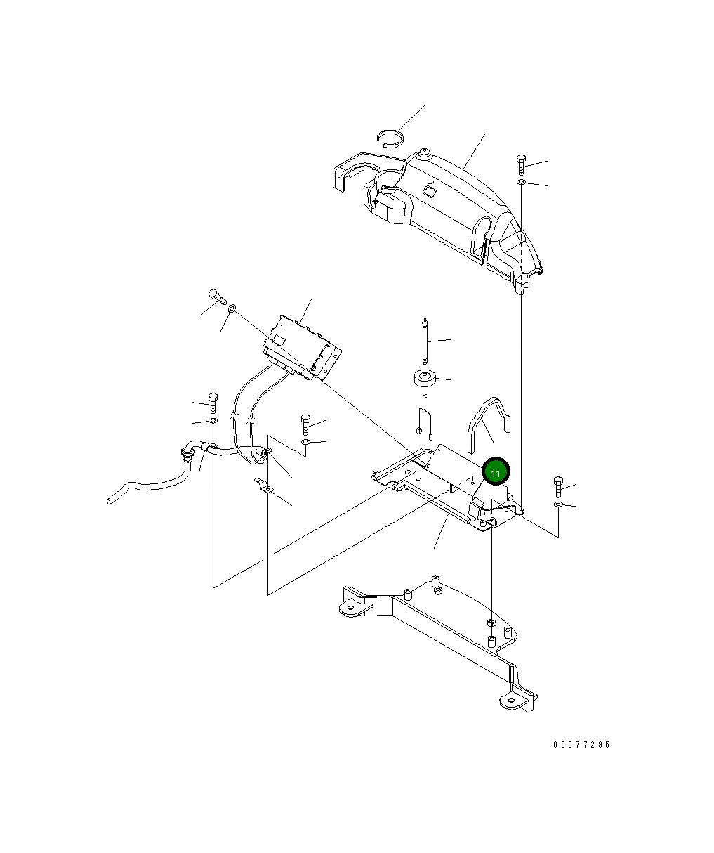 Лист 22F-06-31630 Komatsu