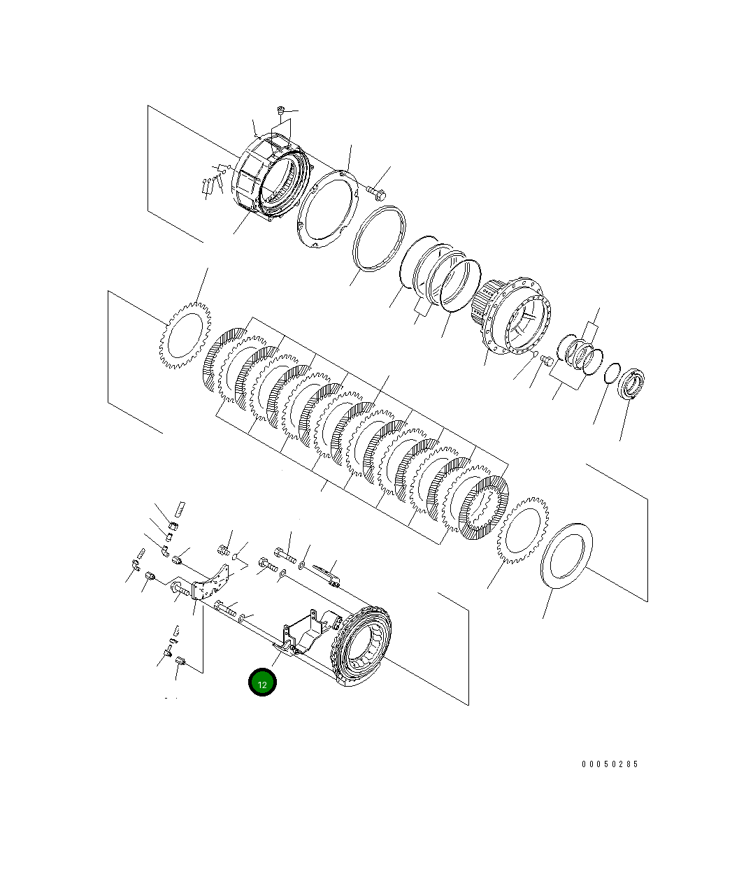 Кронштейн 56D-33-21932 Komatsu