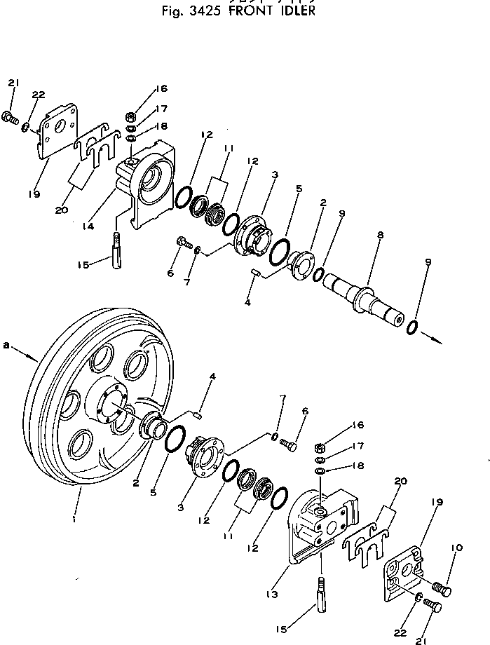 Направляющее колесо 101-30-11131 Komatsu