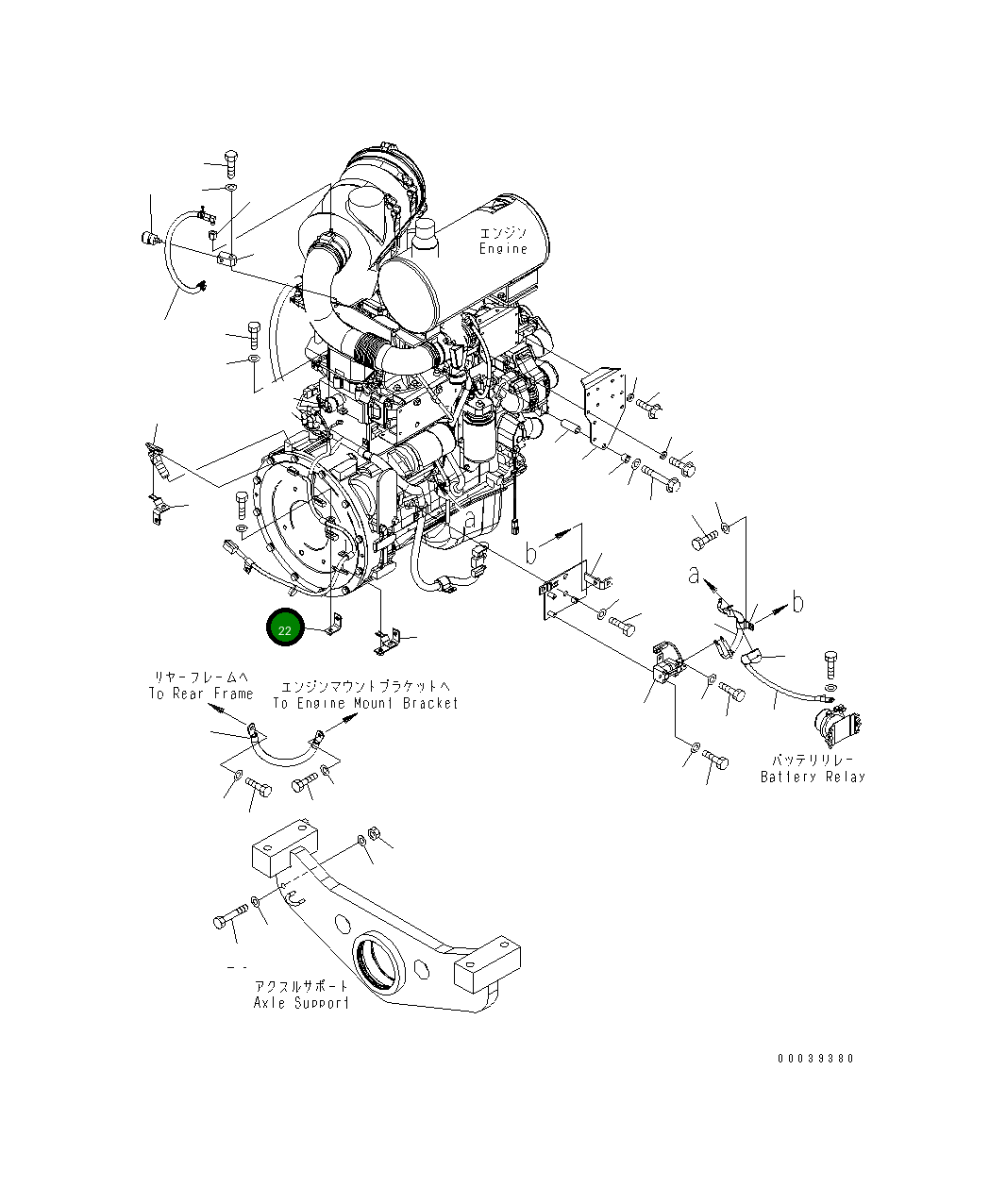 Кронштейн 416-06-31380 Komatsu