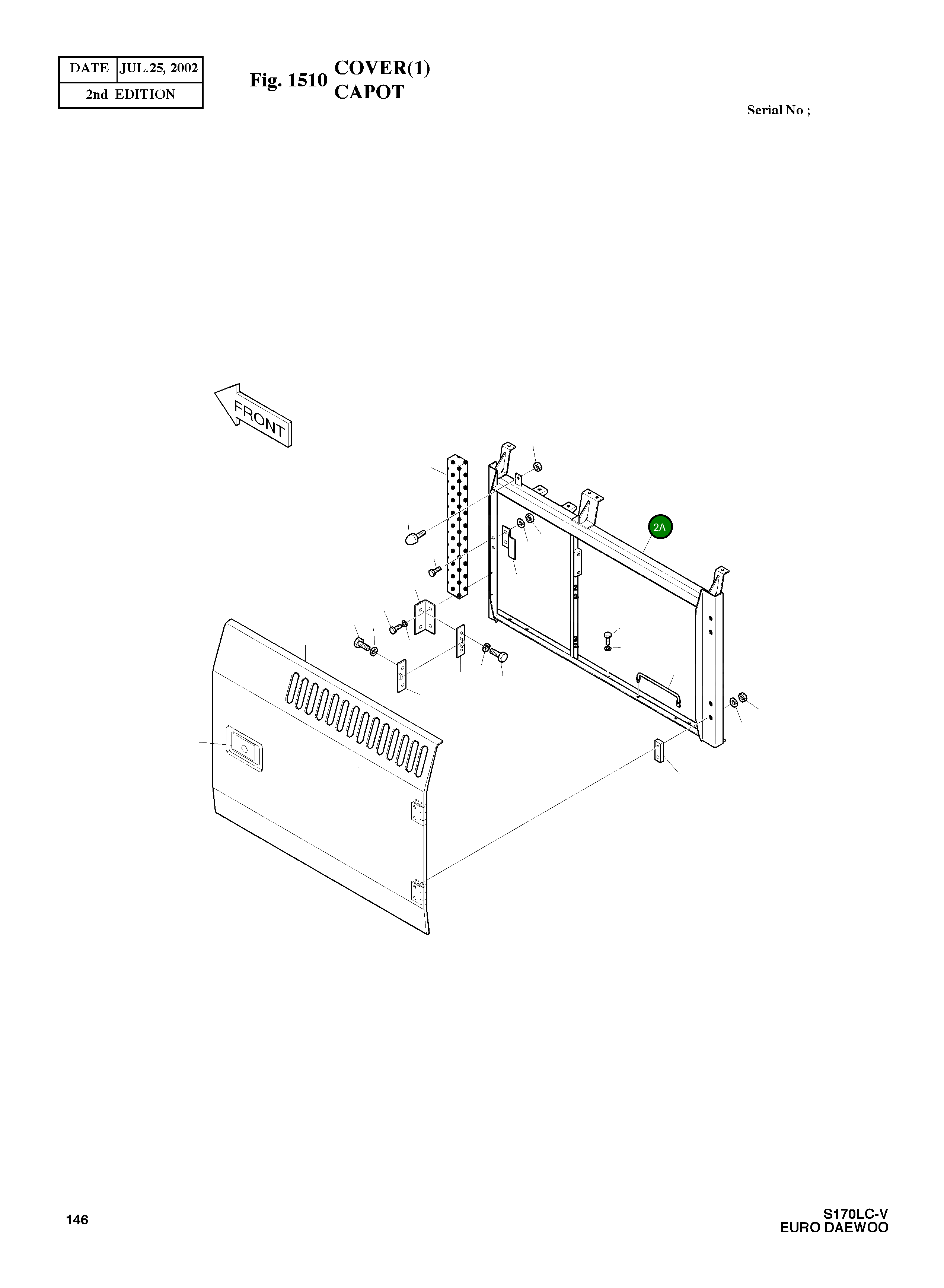 Опора 195-00190A Komatsu