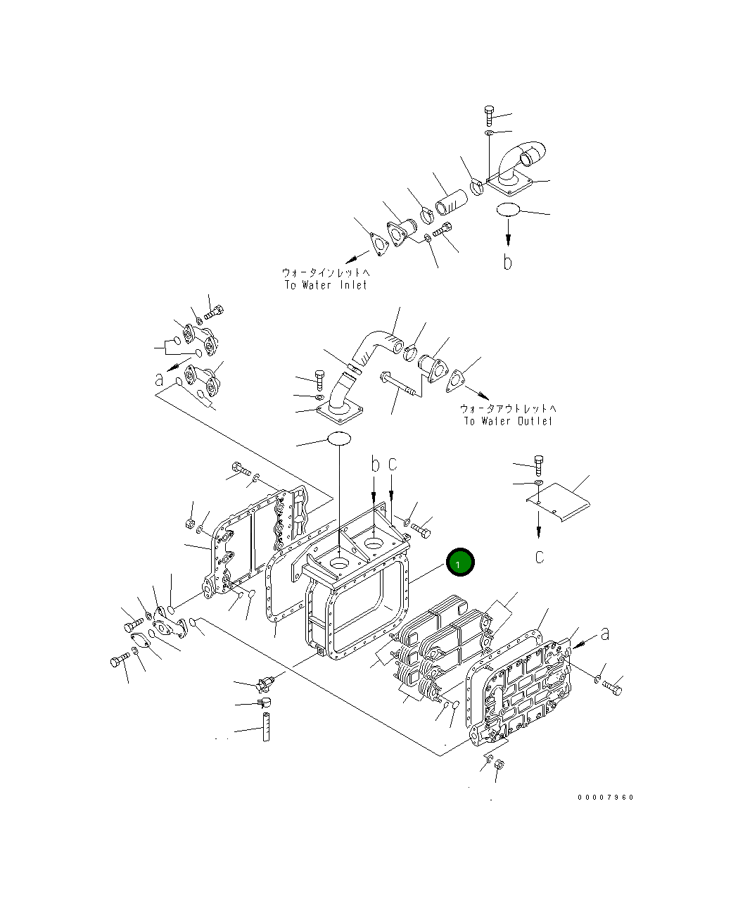 Корпус 176-03-55110 Komatsu