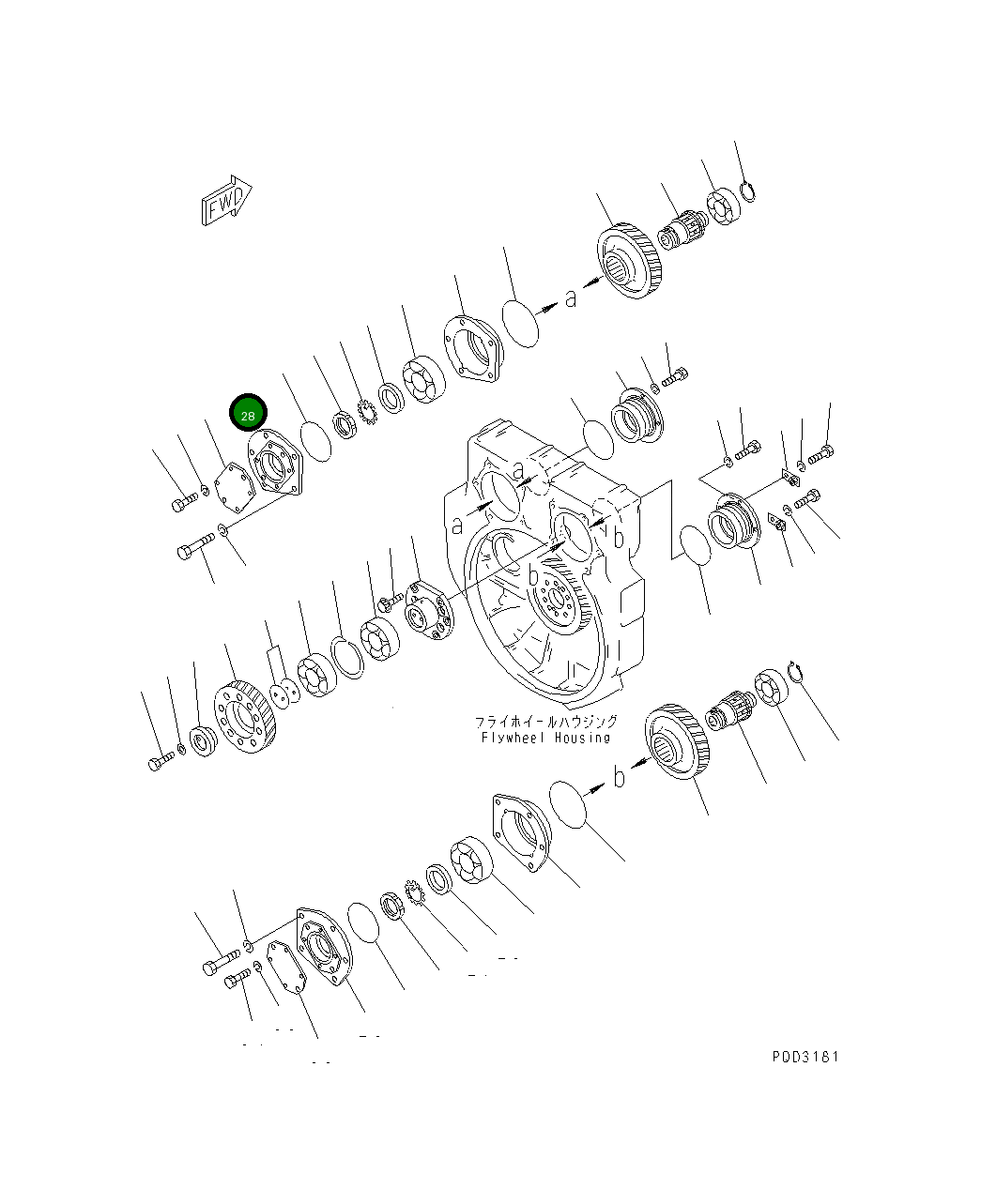 Корпус 6162-23-4470 Komatsu