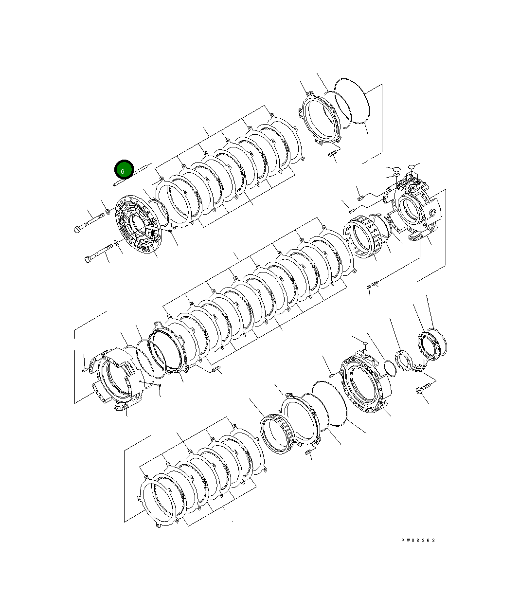 Палец 238-15-11290 Komatsu