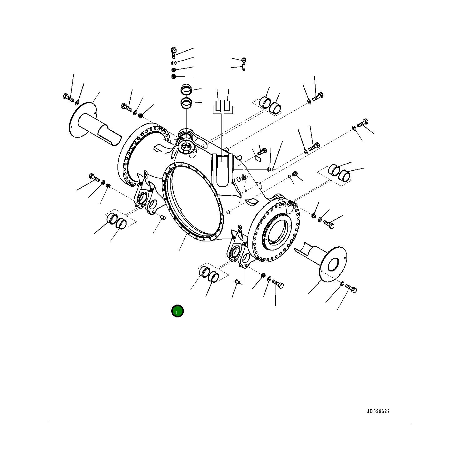 Корпус 561-22-73114 Komatsu