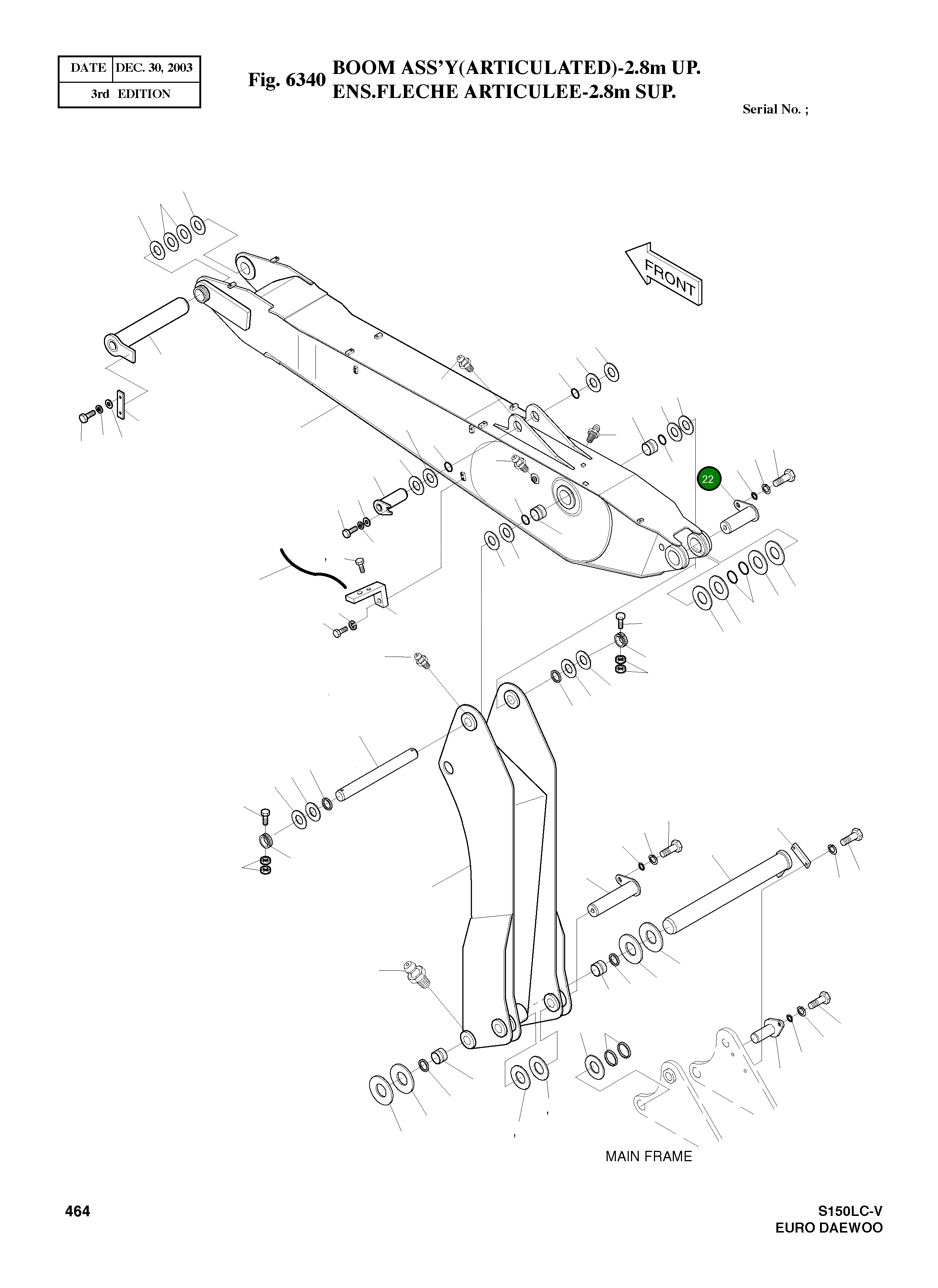 Палец 2123-4099A Komatsu