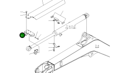 Кронштейн 22J-70-28240 Komatsu