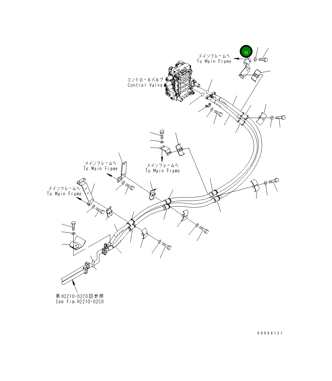 Кронштейн 154-78-72111 Komatsu