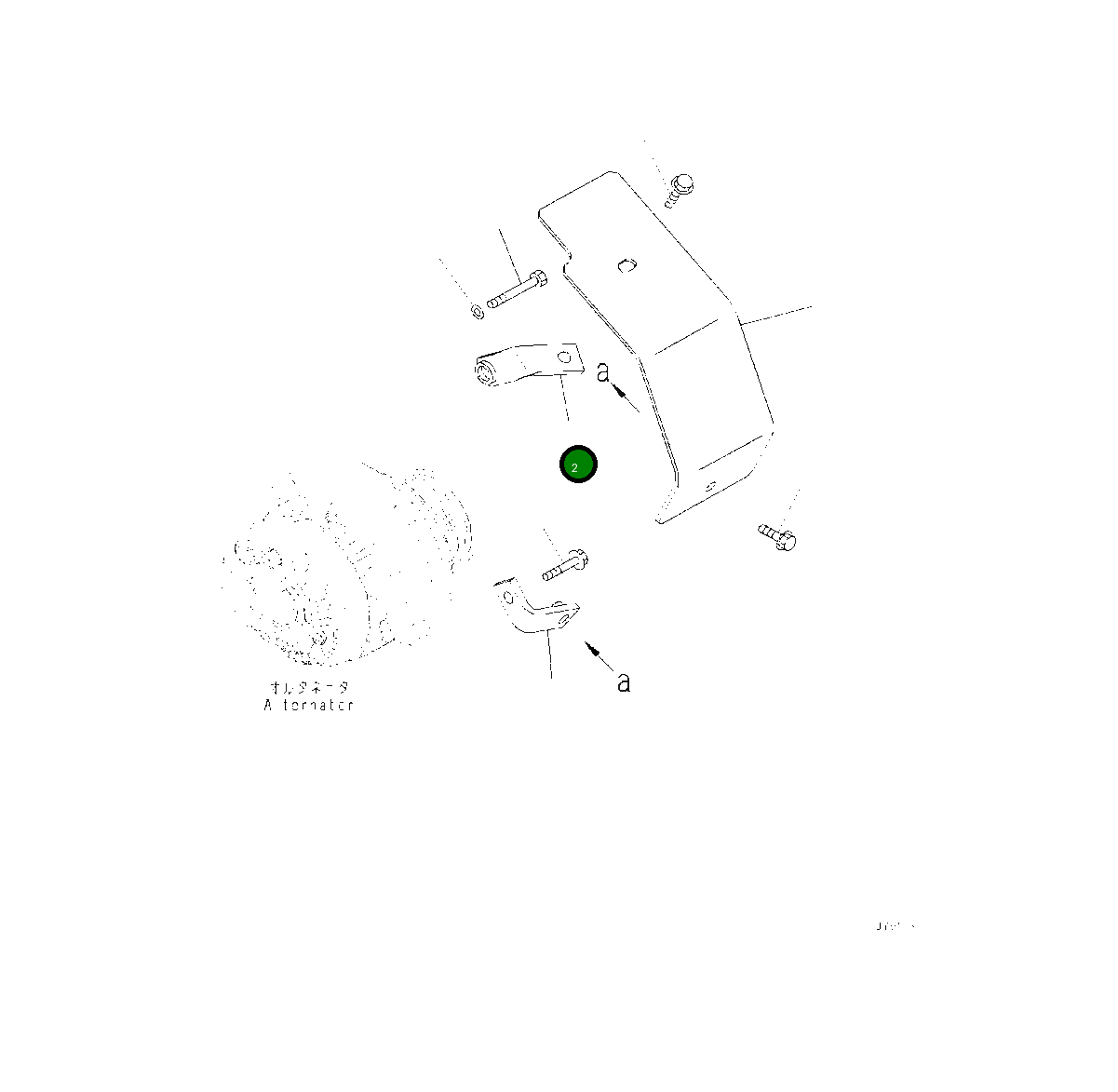 Кронштейн 6755-81-6110 Komatsu