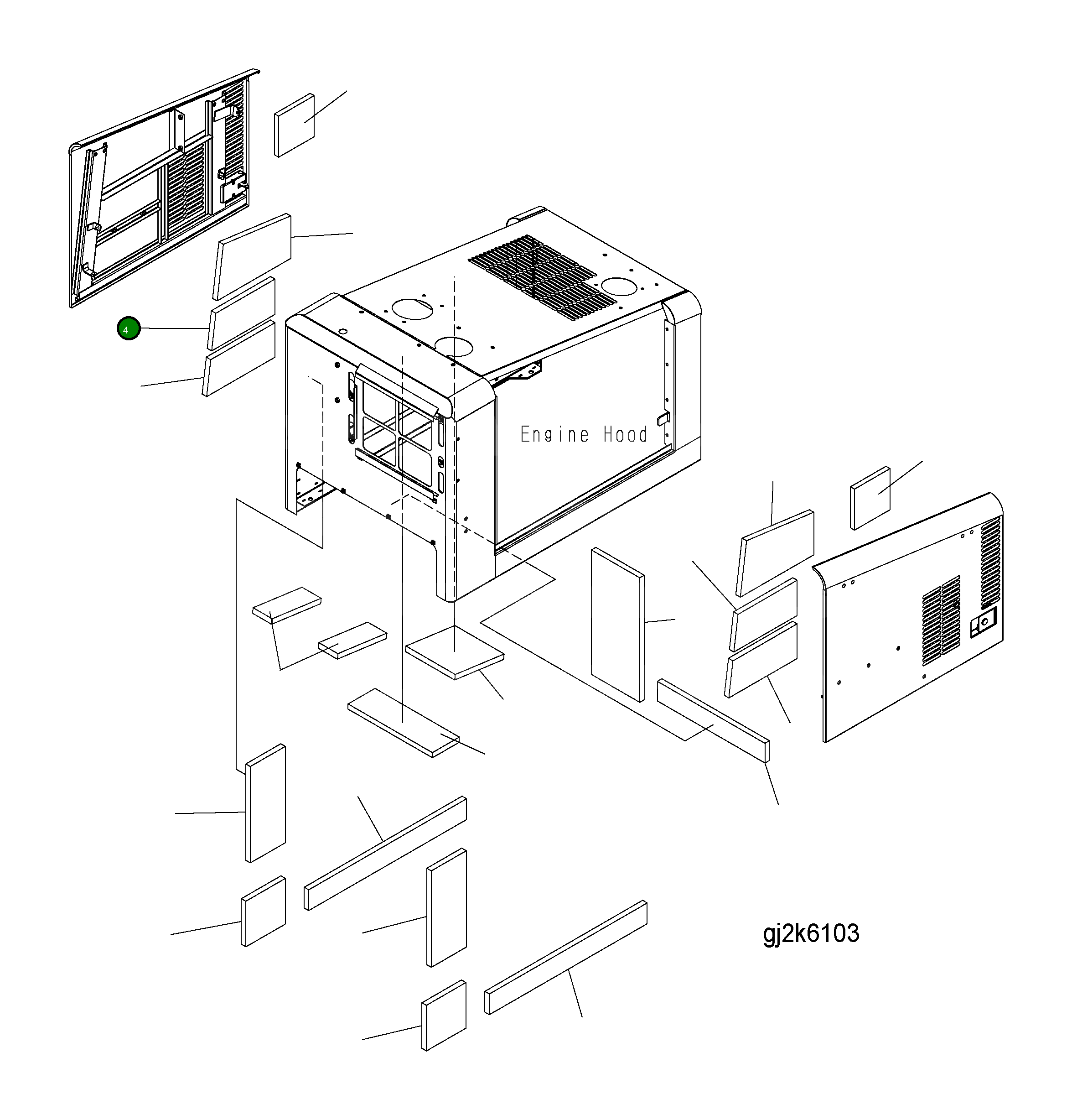 Лист 416-54-48040 Komatsu