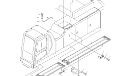 Кронштейн 209-54-75240 Komatsu