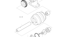 Кронштейн 2271-1002A Komatsu