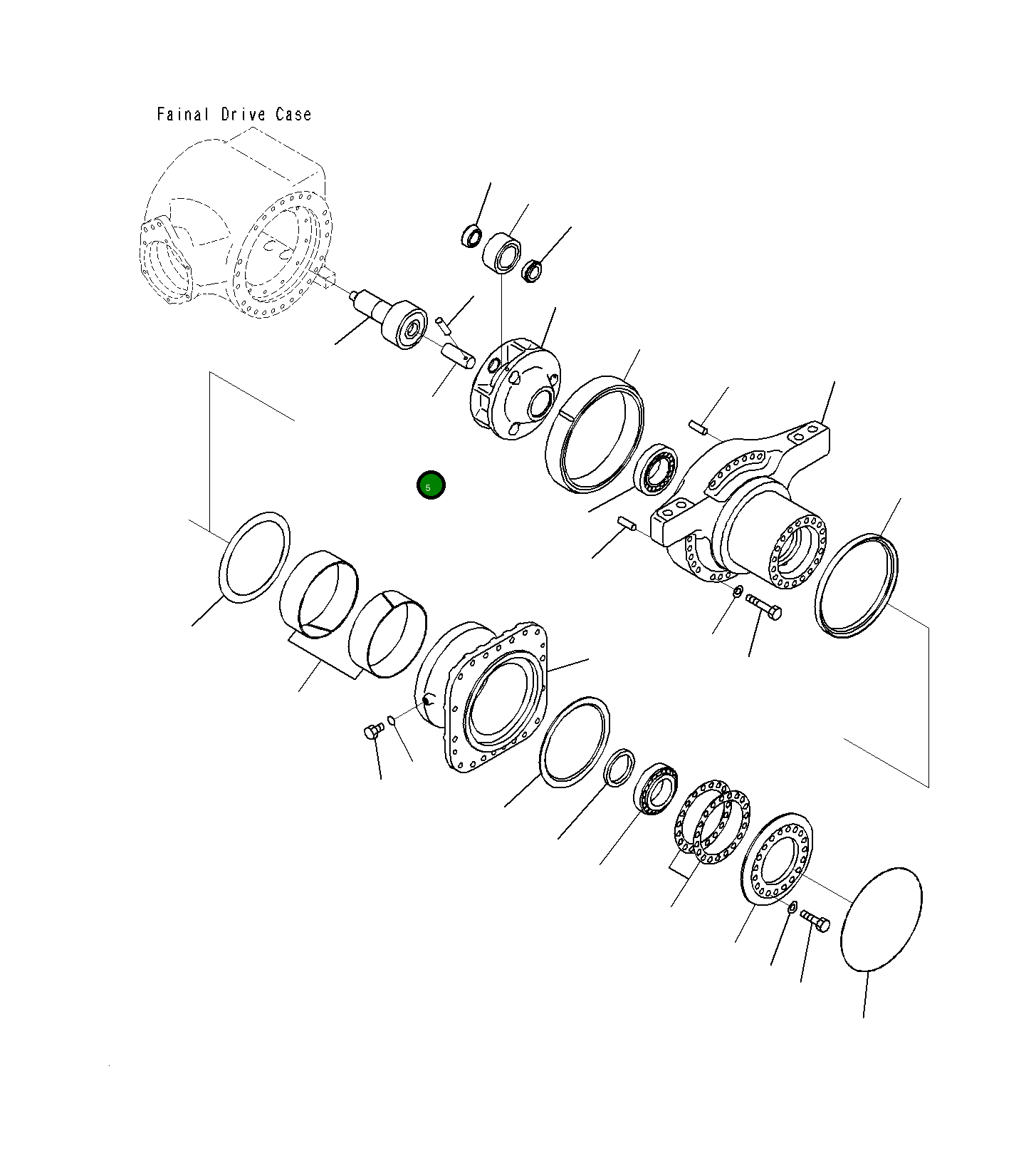 Палец 23H-22-11880 Komatsu