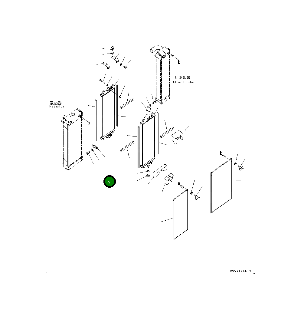 Кронштейн 20Y-03-42620 Komatsu