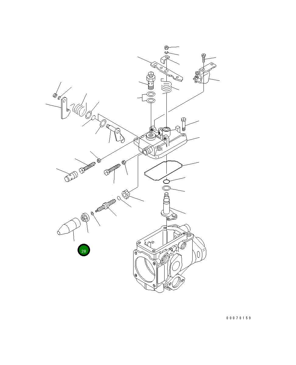 Колпак DK146598-7310 Komatsu