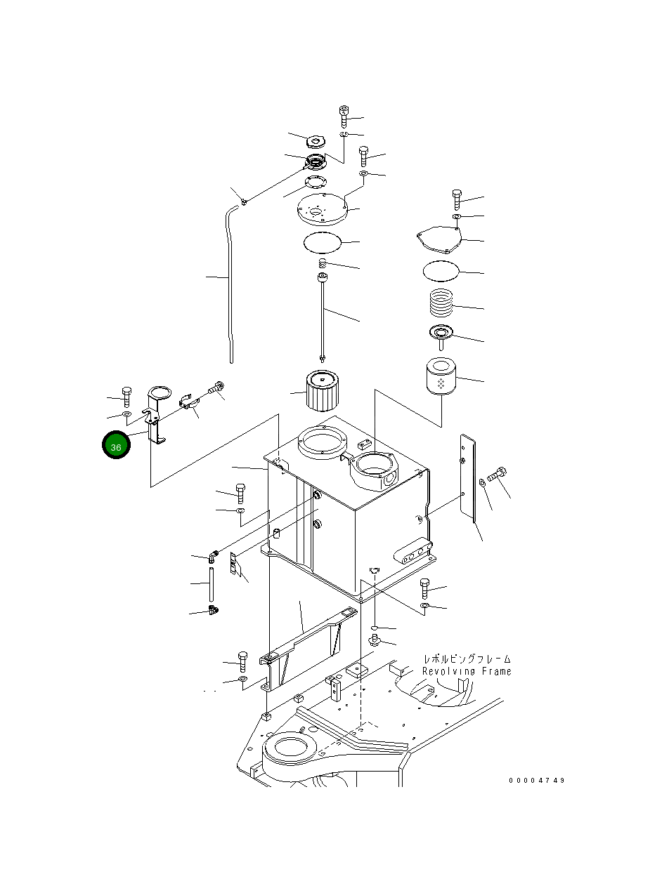Кронштейн 21W-60-41192 Komatsu