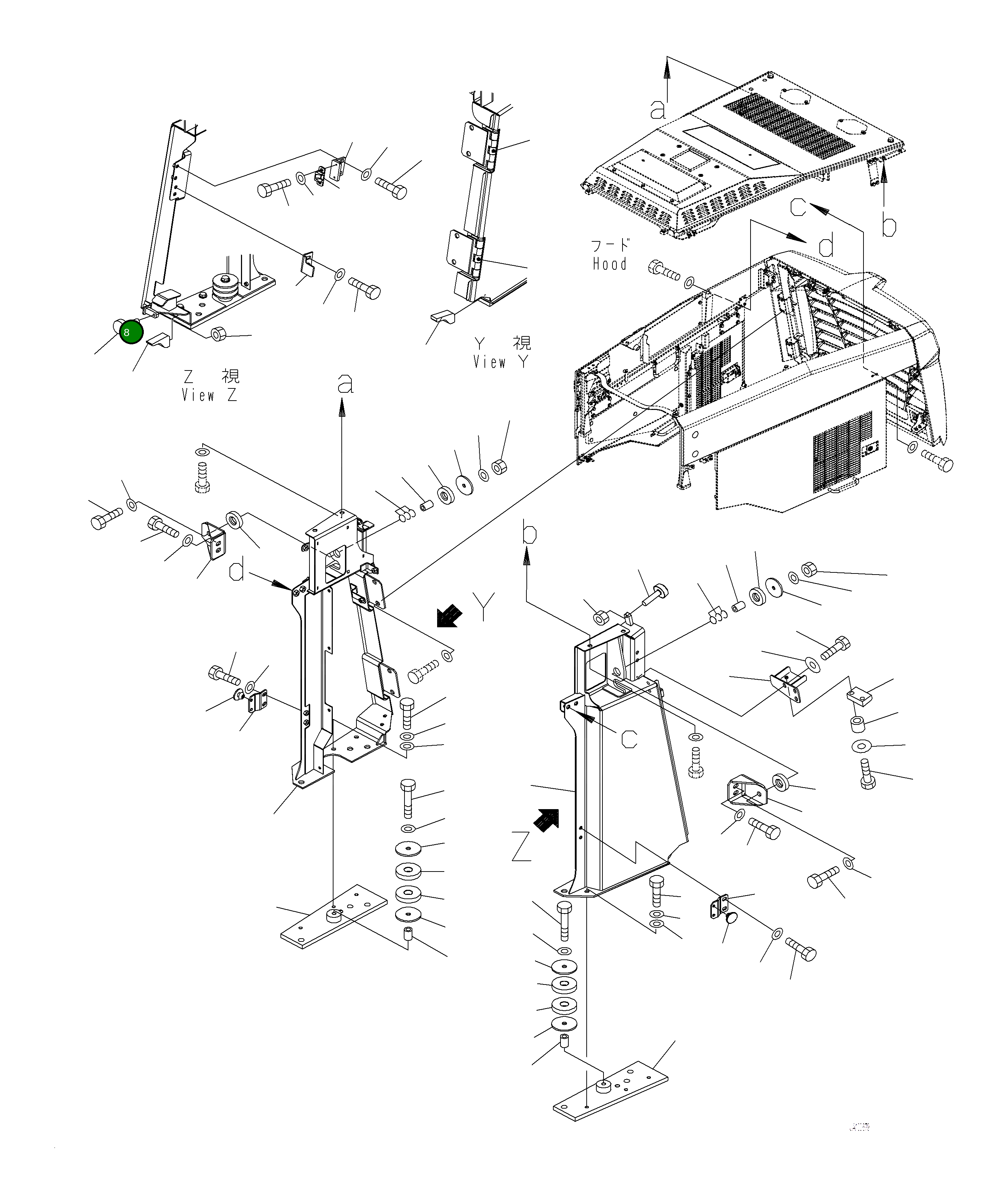Кронштейн 421-54-68750 Komatsu