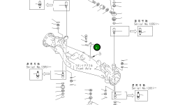 Палец 235-27-11620 Komatsu