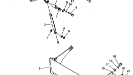 Фартук 287-70-13312 Komatsu