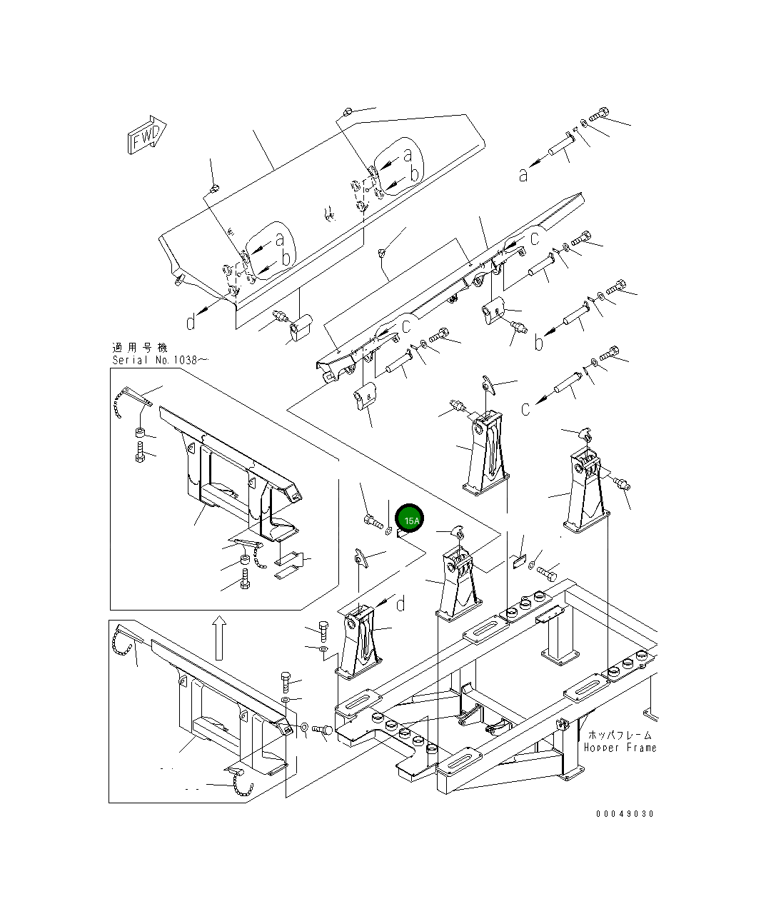 Кронштейн 8295-70-2870 Komatsu