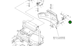 Кронштейн 20M-54-81131 Komatsu