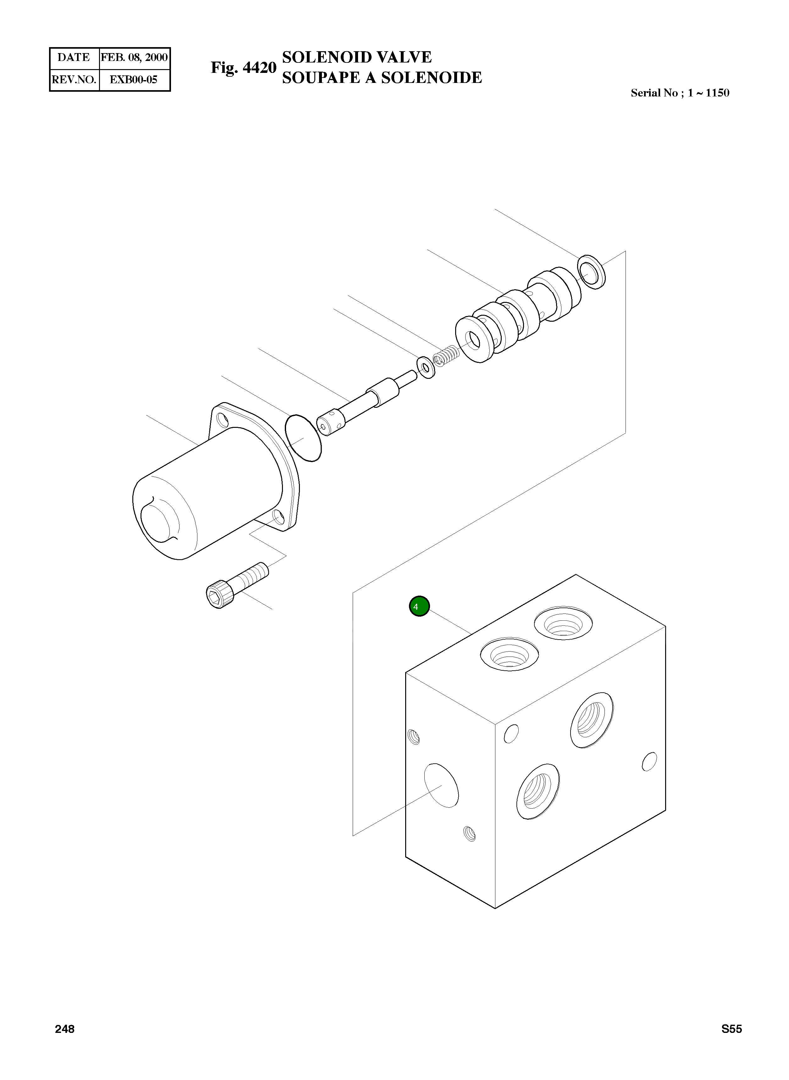 Корпус 07456-10100 Komatsu