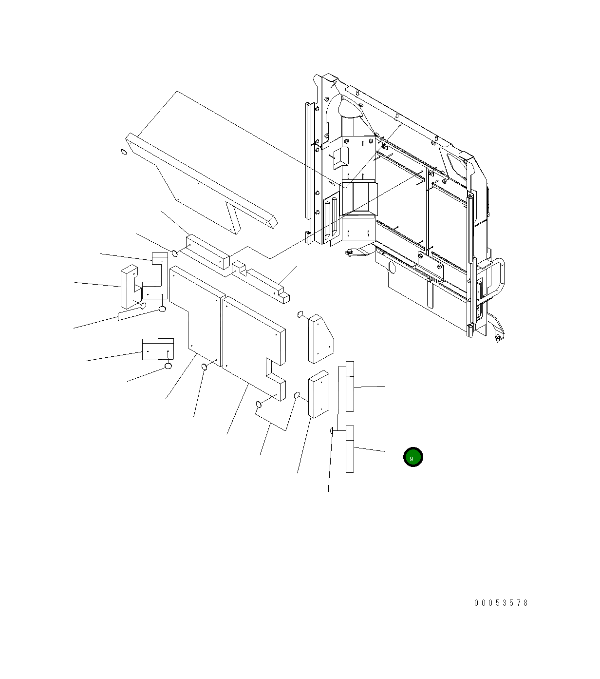 Лист 421-54-41840 Komatsu