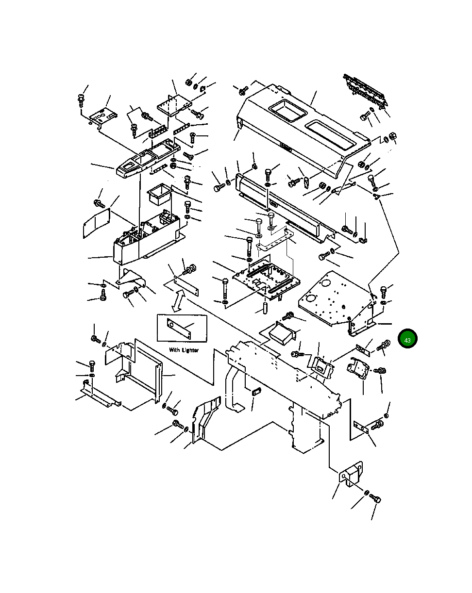 Кронштейн 569-54-63741 Komatsu