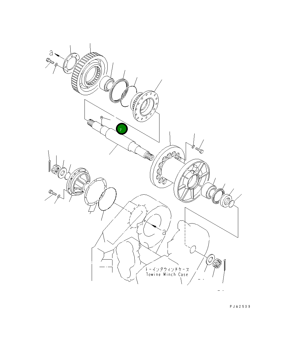 Палец 150-951-2410 Komatsu
