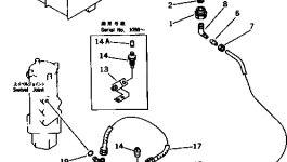 Трубка 21E-43-19190 Komatsu