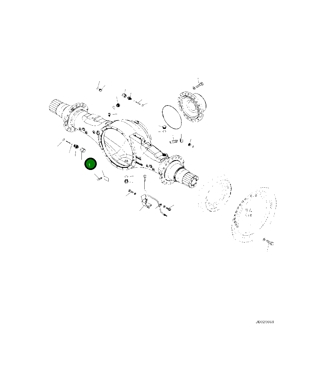 Корпус 425-23-43100 Komatsu