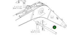 Палец 21K-70-31360 Komatsu