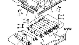 Поддерживающий каток 277-70-21160 Komatsu