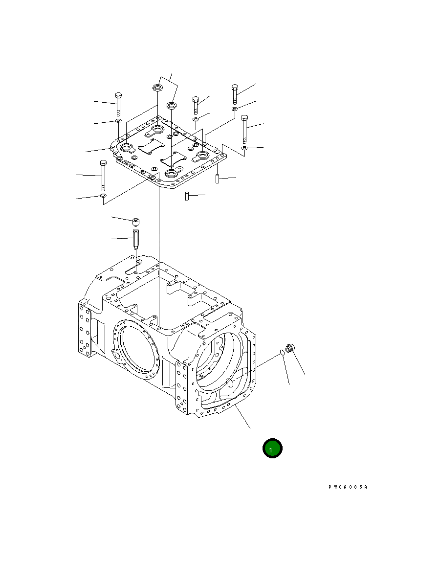 Корпус 12G-22-51111 Komatsu