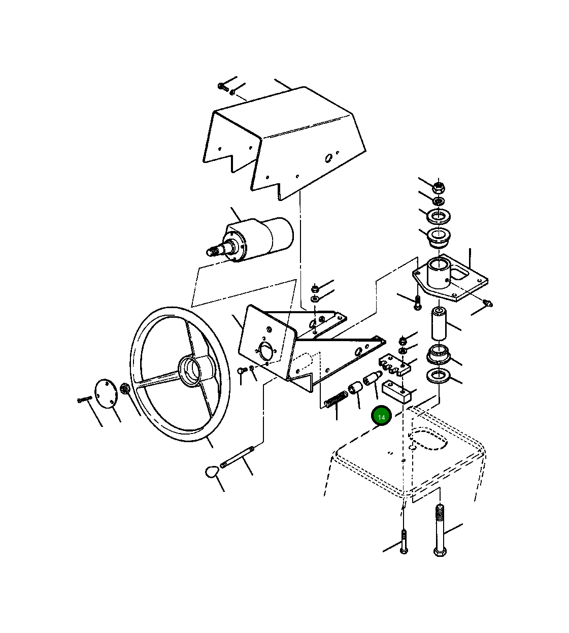 Палец 1233 499 H1 Komatsu