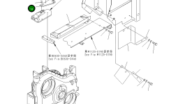 Кронштейн 21N-62-33681 Komatsu