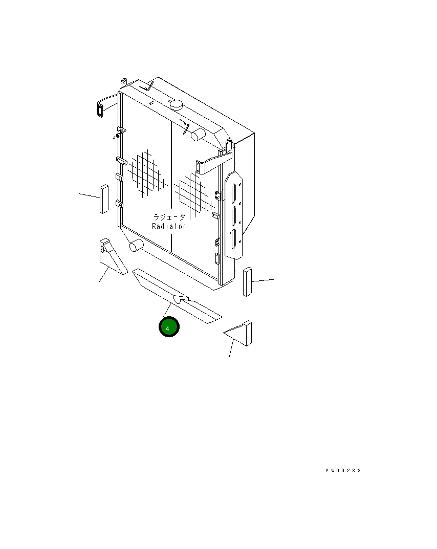 Лист 421-03-33241 Komatsu