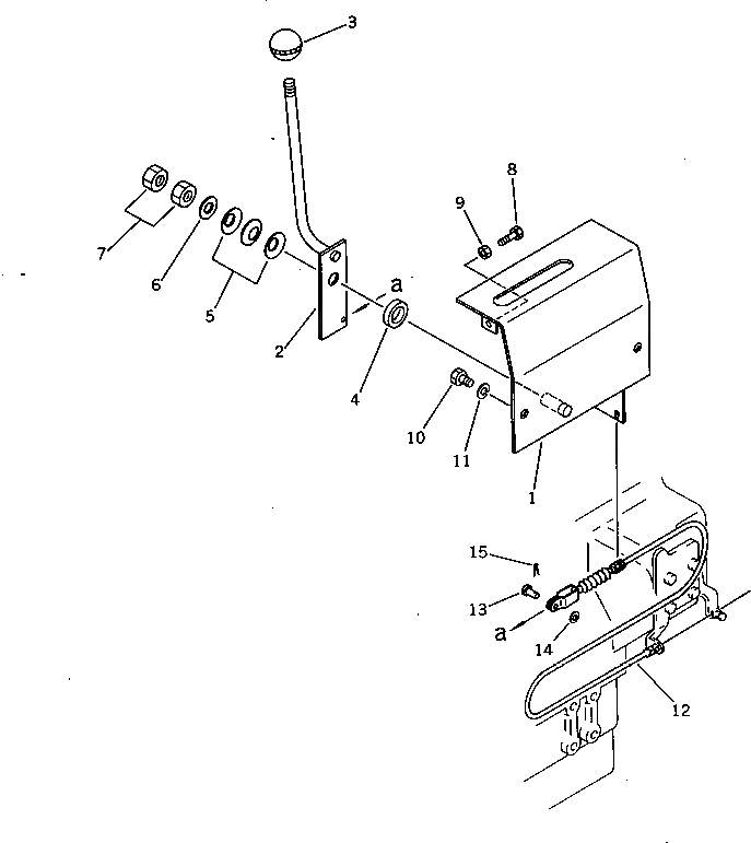 Провод FF7814-43170 Komatsu