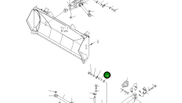 Палец 09255-08265 Komatsu