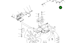 Кронштейн 134-01-61360 Komatsu