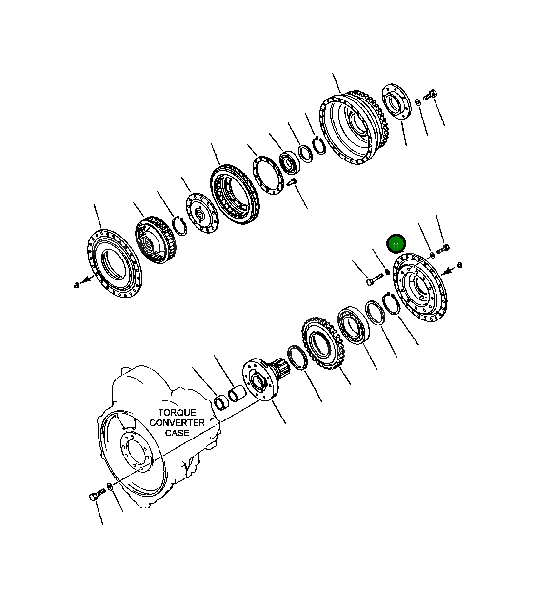 Корпус 711-49-21190 Komatsu