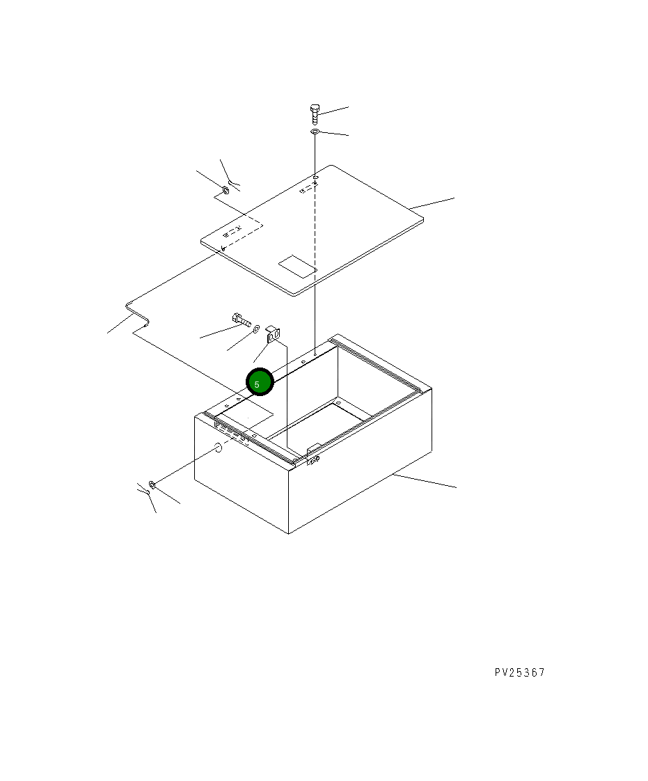 Кронштейн 20Y-54-29651 Komatsu